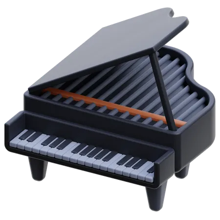 Piano de cola  3D Icon