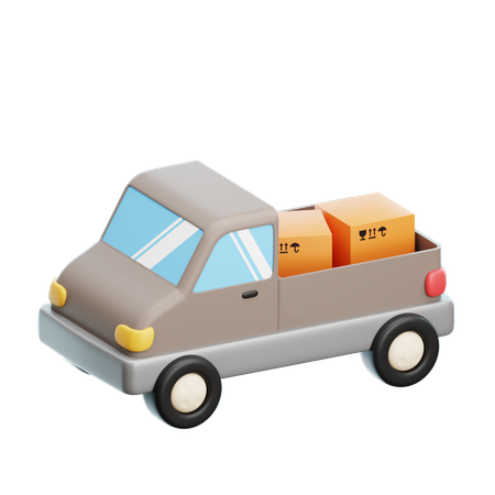 Pickup Truck  3D Icon