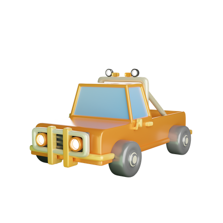 Pickup Truck  3D Icon