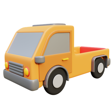 Pickup Van  3D Icon