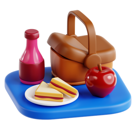 Picnic  3D Icon