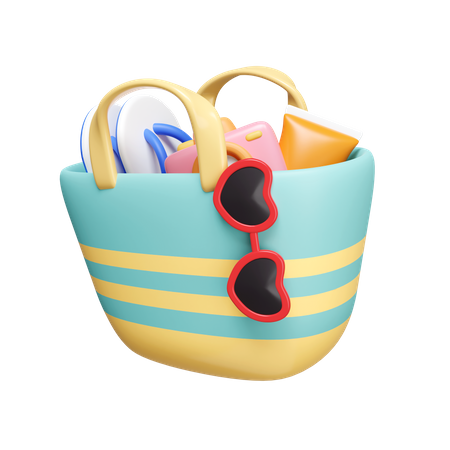 Picnic Bag  3D Icon