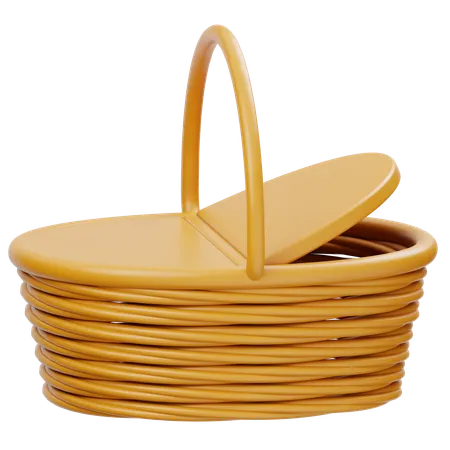 Picnic Basket  3D Icon