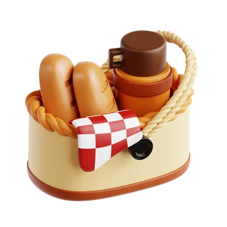 Picnic Basket  3D Icon