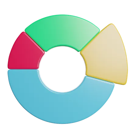 Pie Chart  3D Icon