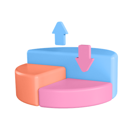 Diagramme circulaire  3D Illustration