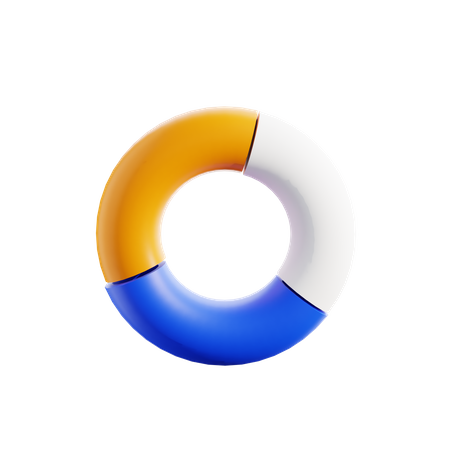 Pie Chart  3D Icon