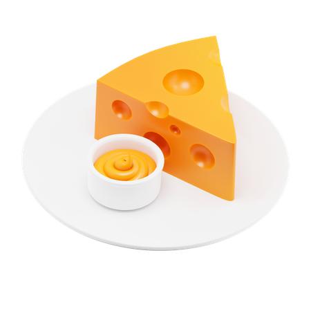 Piece of Cheese  3D Icon