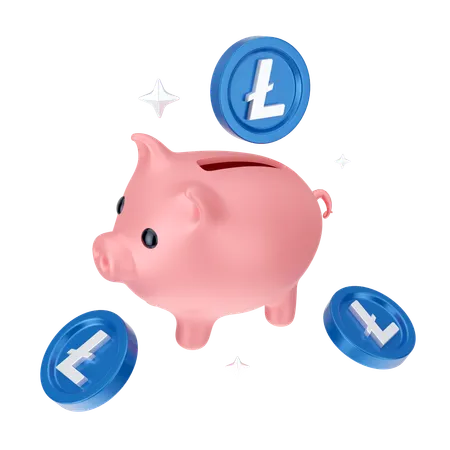 Piggy Savings  3D Icon