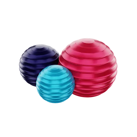 Pilates Ball  3D Illustration