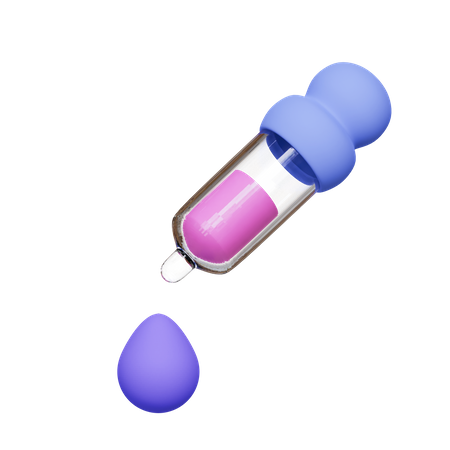 Pill Drops  3D Icon