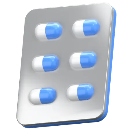 Pills  3D Icon