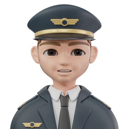 Pilot  3D Icon