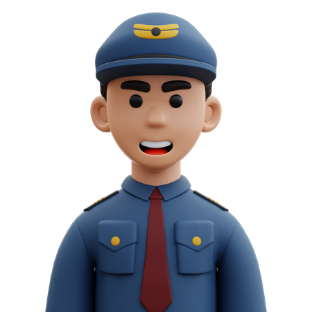 Pilot  3D Icon