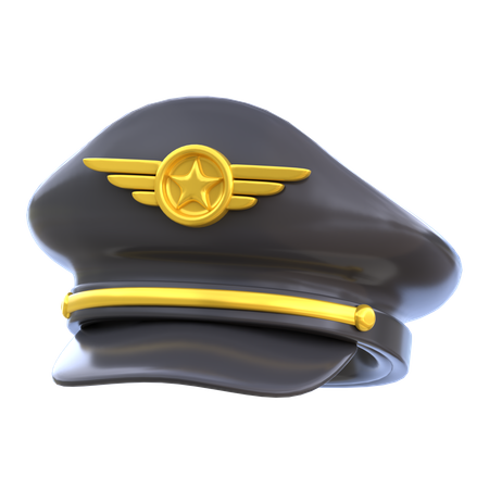 Pilot Hat  3D Icon