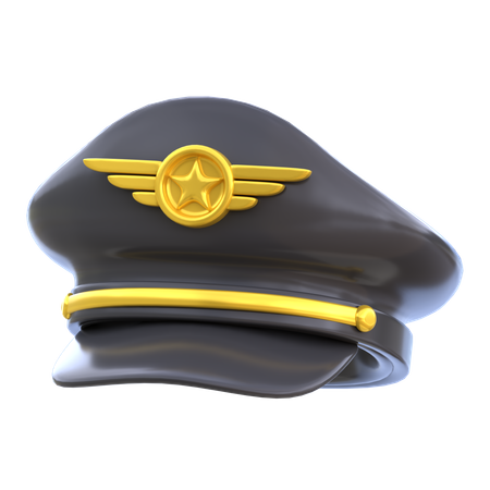 Pilot Hat  3D Icon