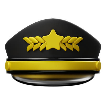 Pilot Hat  3D Icon