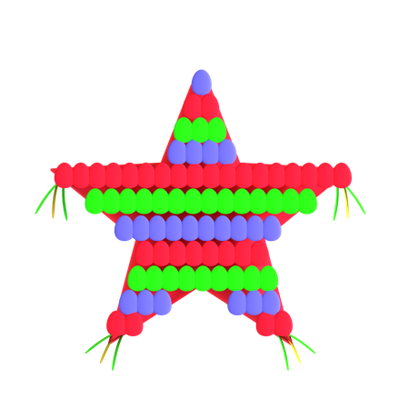 Pinata Star  3D Icon