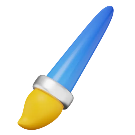 Pincel  3D Icon