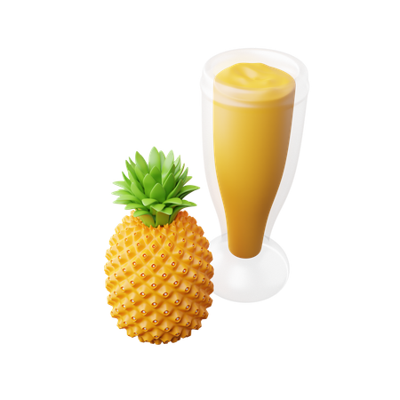 Pineapple juice  3D Icon