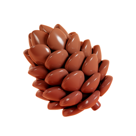 Pinecone  3D Icon