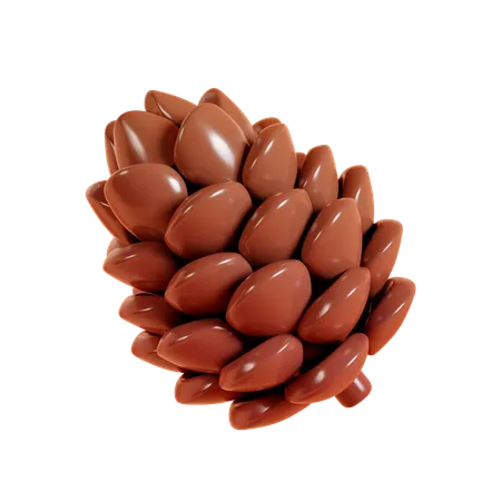 Pinecone  3D Icon