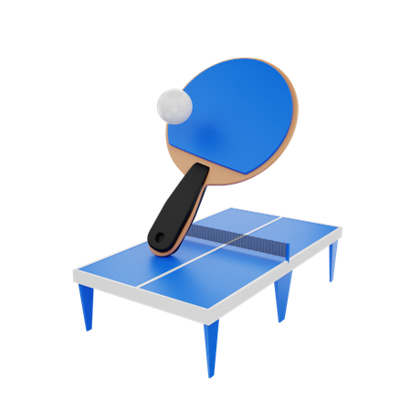 Ping Pong  3D Illustration