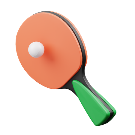 Ping Pong  3D Illustration