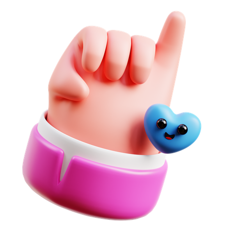 Pinky Promise  3D Icon