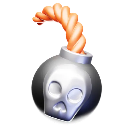 Pirate Bomb  3D Icon