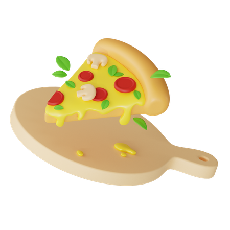 Pizza  3D Icon