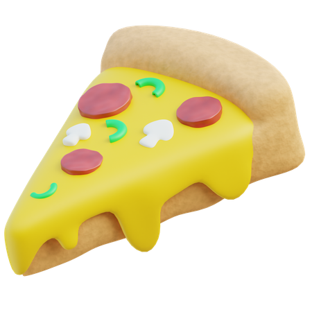 Pizza Slice  3D Icon