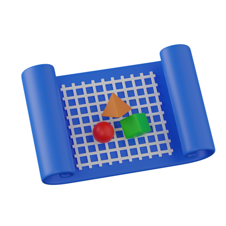 Plan  3D Icon