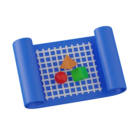 Plan  3D Icon