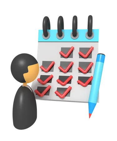 Plan  3D Icon