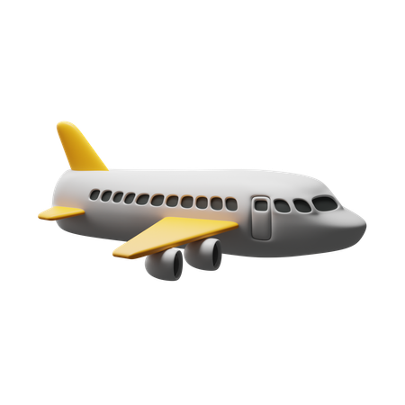 Plane  3D Icon