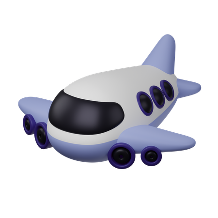 Plane  3D Icon