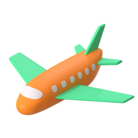 Plane  3D Icon