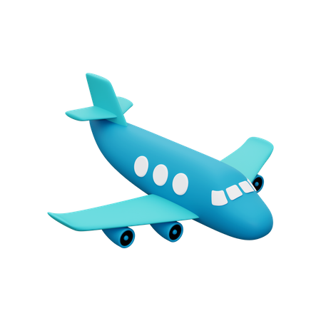 Plane  3D Illustration