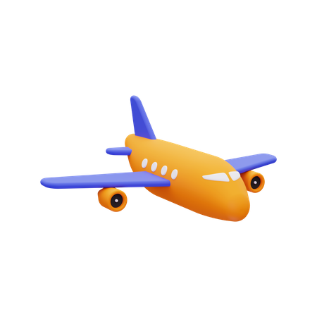 Plane  3D Icon