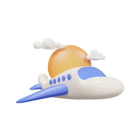 Plane  3D Icon