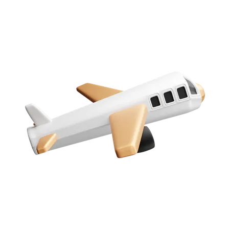 Plane  3D Icon