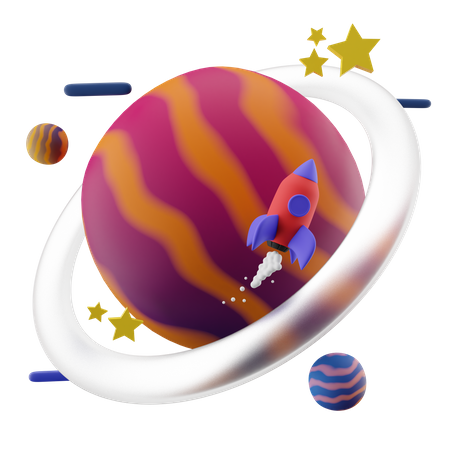 Planet  3D Icon