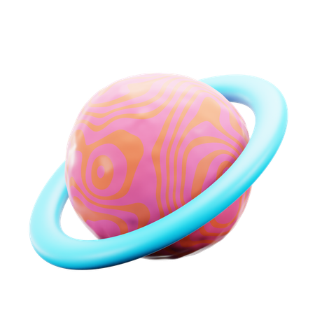 Planet  3D Icon