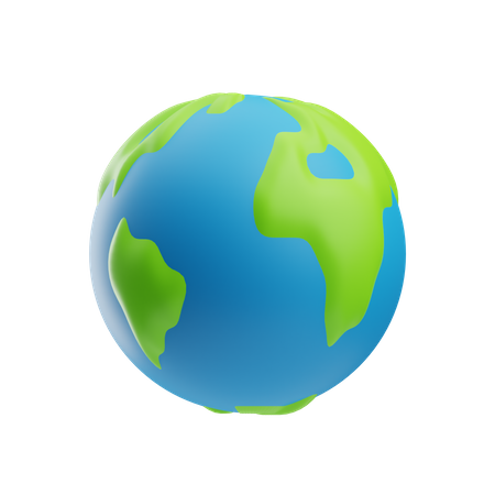 Planet earth  3D Icon