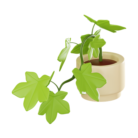 Plant Pot  3D Icon