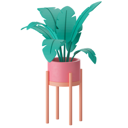 Plant Pot  3D Icon