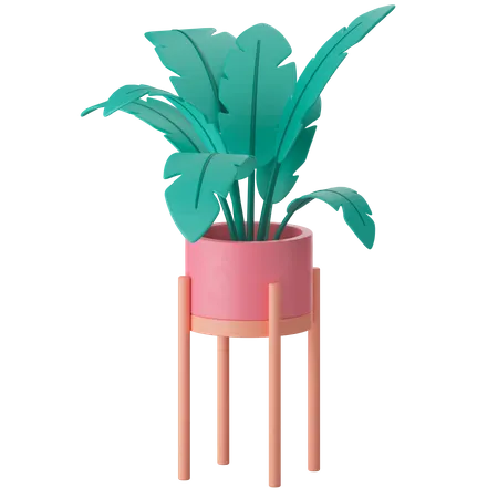 Plant Pot  3D Icon