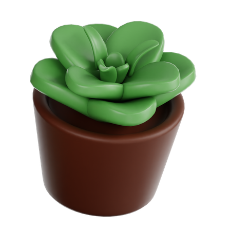 Plant Pot  3D Icon