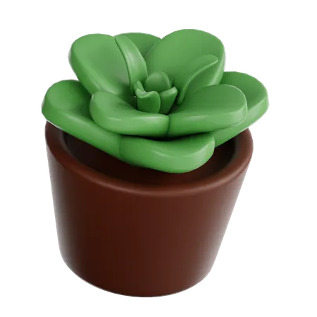 Plant Pot  3D Icon